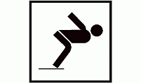 Swimming Symbol CAD Block