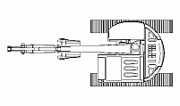 crawler excavator CAD block