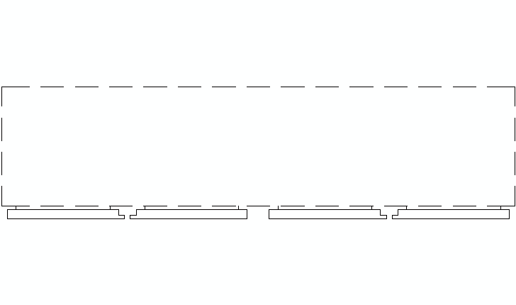 under-counter fridge CAD block
